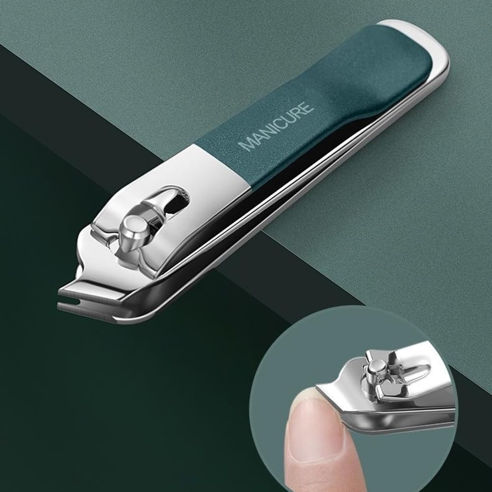 Kit de manicura de 4 Piezas, Kit de pedicura, Herramientas para el Cuidado de la Piel, Nuevo Set de manicura de Acero Inoxidable para Mujeres y Hombres, cortauñas Profesional para Viajes.
