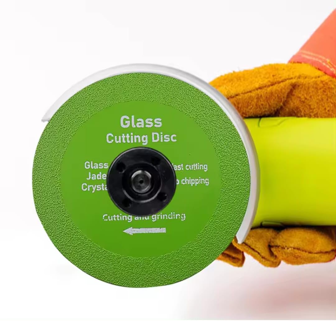 Max Deals 105mm Glass Cutting Disc for cutting Glass Bottles/Ceramic/Jade/Crystal etc Pack of 2 3