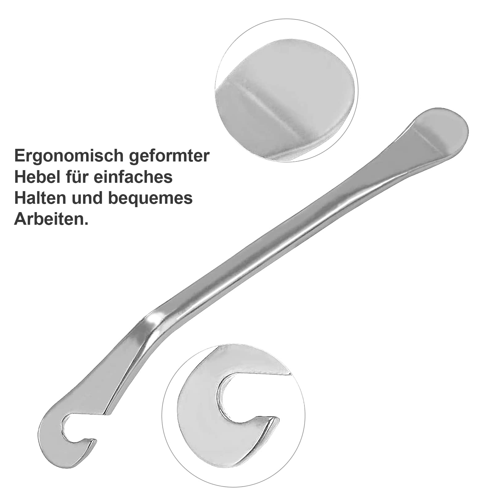 Gatuida Lot De 6 Démonte-pneus De Vélo En Acier Outil De Réparation De