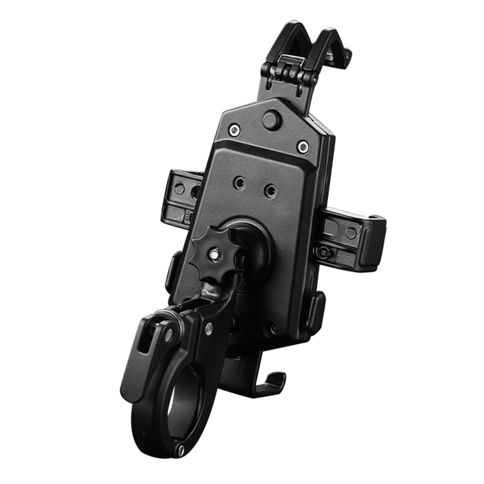ORFOFE Soporte Móvil Moto Aluminio Antichoque y Resistente Lluvia para Teléfonos Fácil Instalación y Portátil Compatible para Manillares Estándar