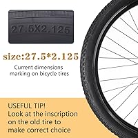 Vista 5 de 26/27.5/29 X 2.125 Llantas de bicicleta de repuesto plegables para bicicleta de montaña