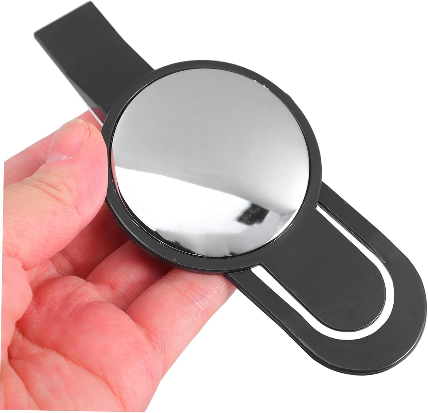 Personal Safety Computer Screen Rearview Mirror Convex Desk Monitor Accessory for Office and Cubicle Use Provides Wide Angle View to Enhance Awareness of Surroundings
