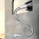 1Pc 1/4″ Heavy Duty Flexible Socket Adapter, Retractable Ratchet Drive for Pneumatic Tools, Ideal for Electric Wrenches, Drills & Extensions
