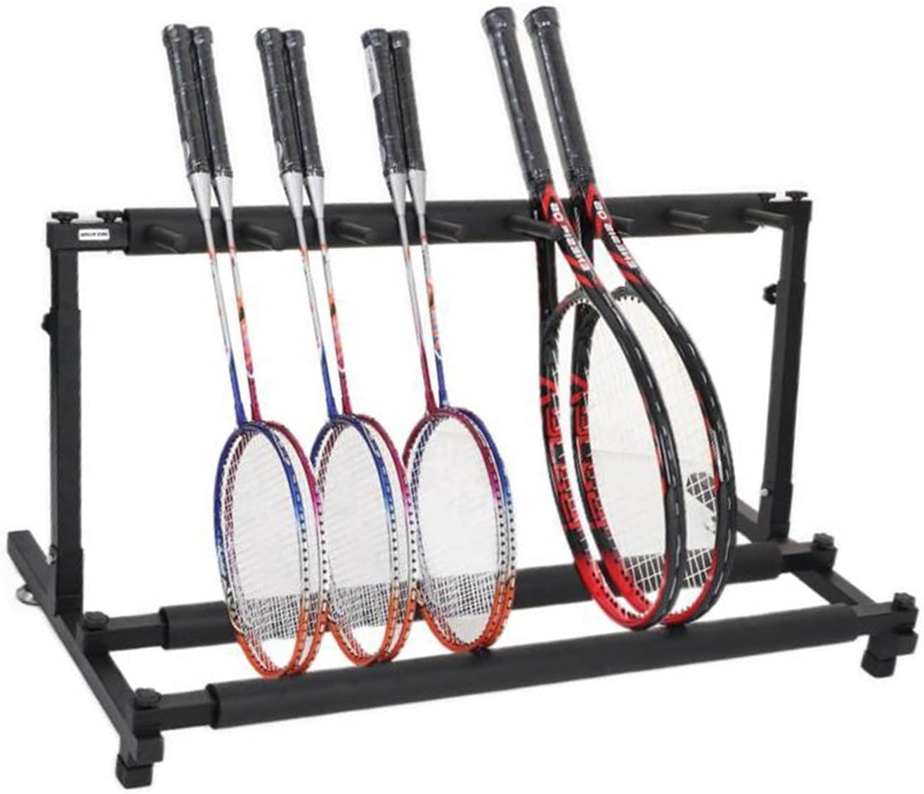 Support raquettes de badminton réglable : finissez-en avec le désordre de vos tennis et guitares