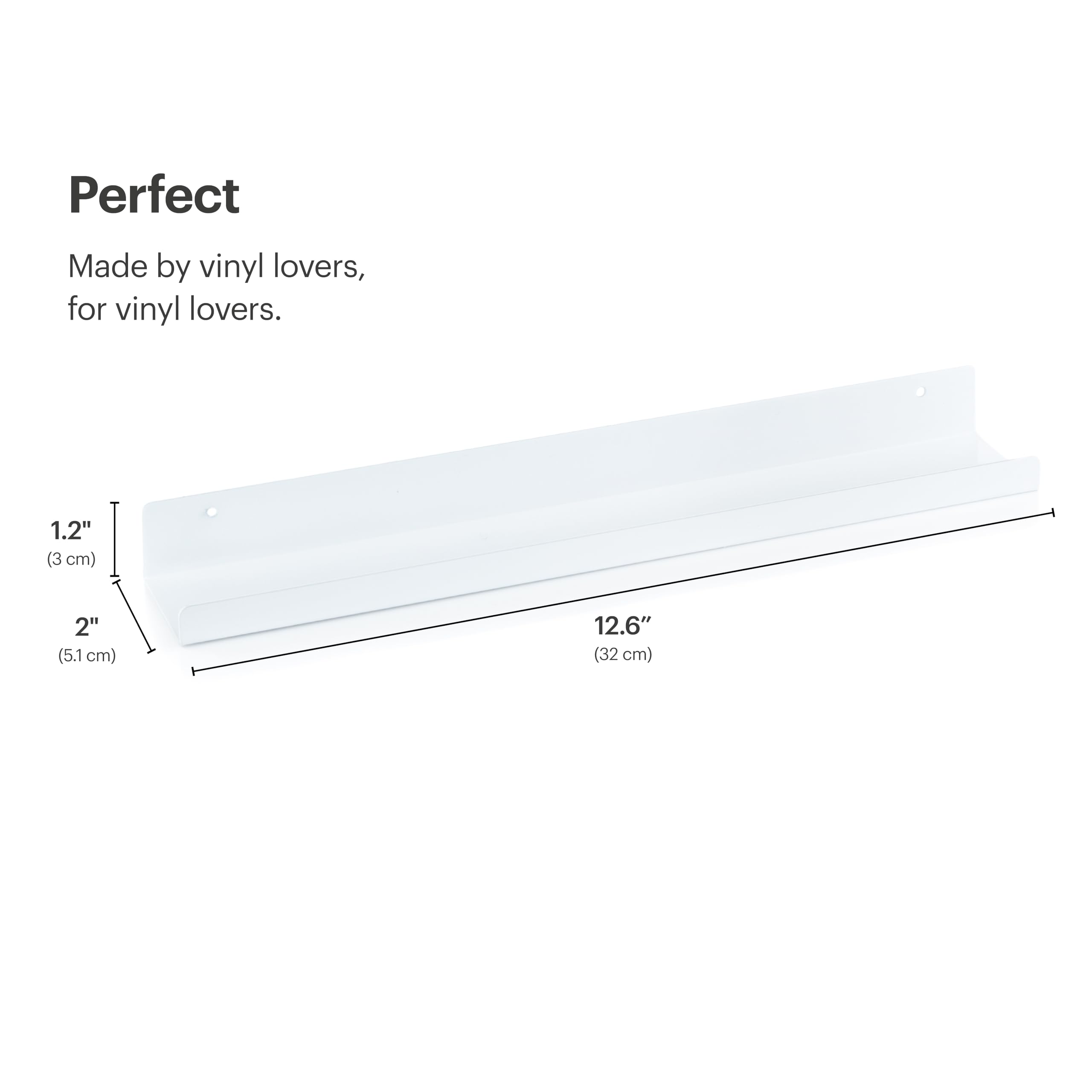 MÖNKE Vinyl Record Shelf, A Display Shelf Made of Sleek Metal - Image 4
