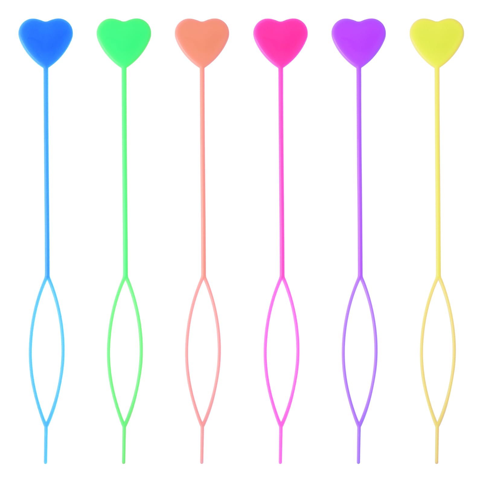 6PCS Hair Beader Tool for Braids Quick Automatic Beads Loader, Loading Beads on Hair Braids Beader Tool Colorful Hair Bead Maker Threading Applicator Set for Hair Tail Ponytail Styling Maker