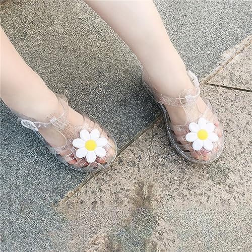 Toddler Girls Shoes Breathable Shoes Flower Patterned Baby Soft Shoe Covers 0 To 18 Months Kids Flip Flops Girls2