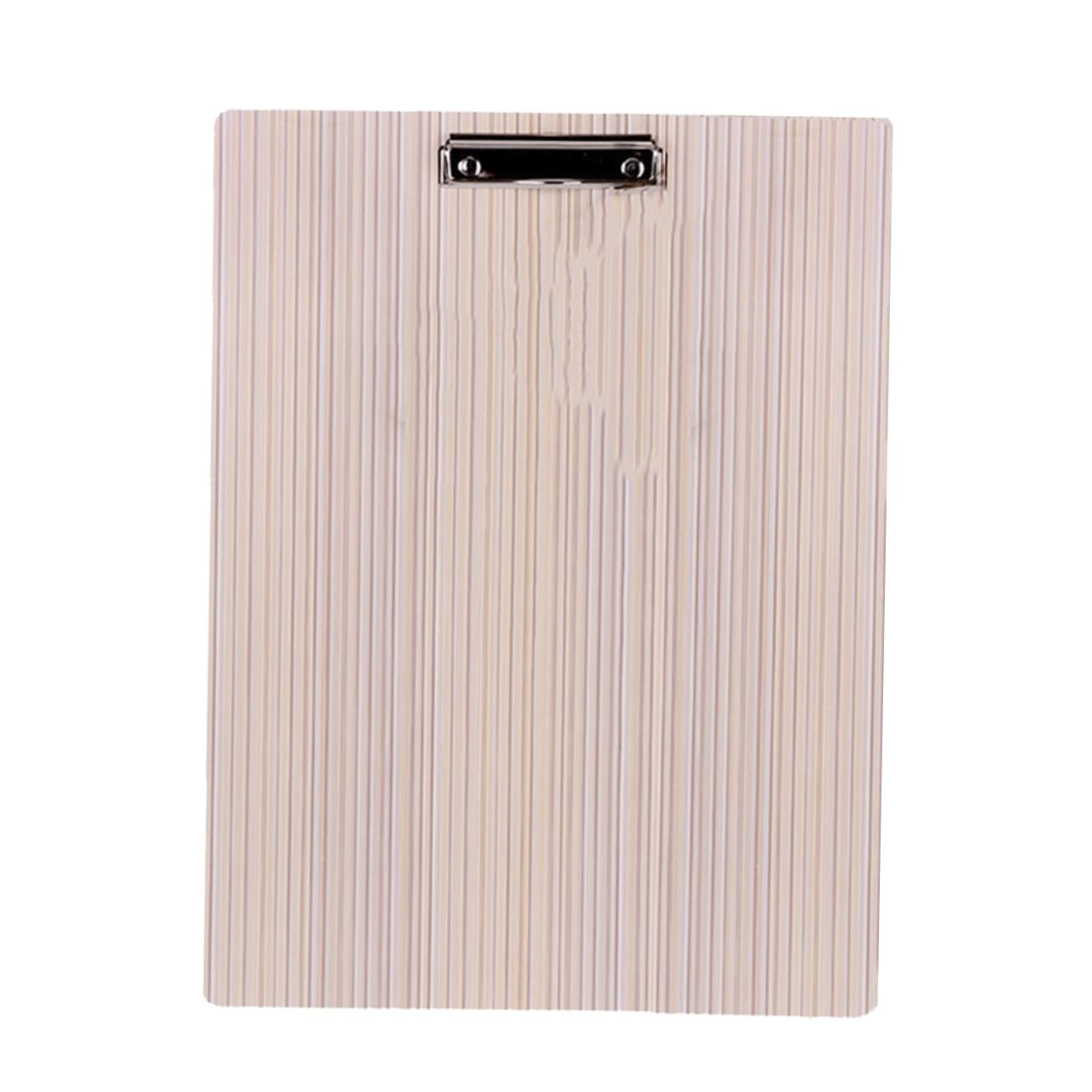Tablero de dibujo de madera de 48 x 36 cm con clip, cuaderno de bocetos portátil para artistas y estudiantes, color natural, ideal para uso al aire libre y estudio, suministros de dibujo versátiles