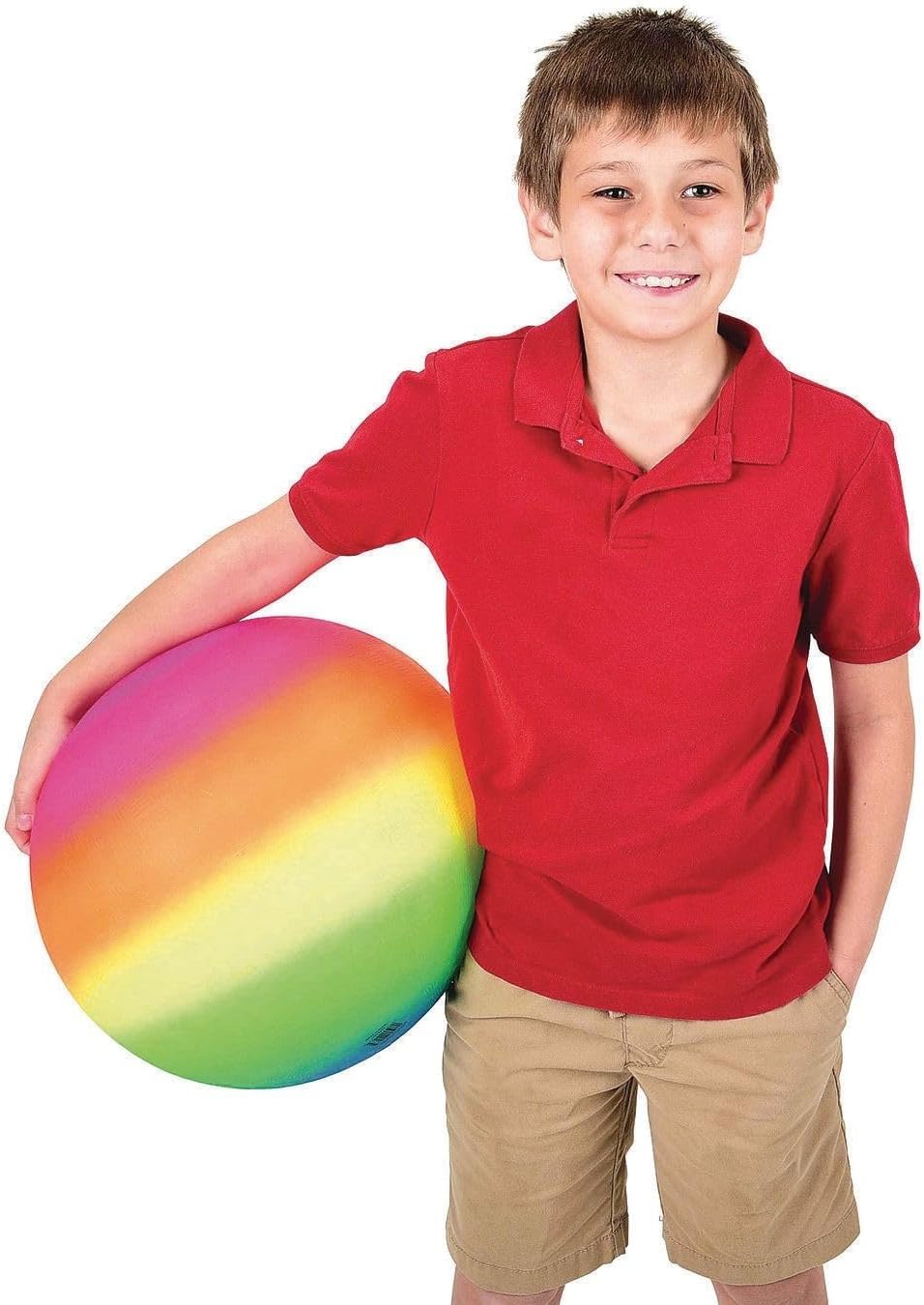 US Toy (GS832) One Rainbow Playground Ball 18 Inches