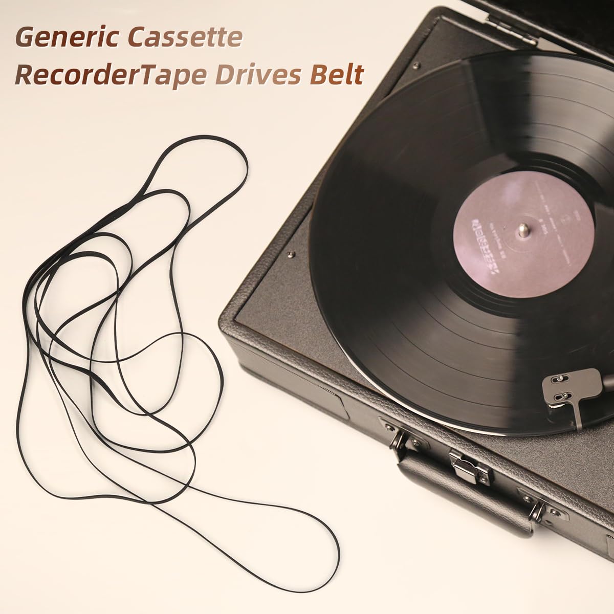 RuiJOTWAT 10Pcs Turntable Belt Different Specifications Recorder Rubber Belt for Turntable Phono - Image 4