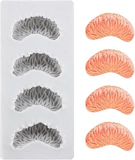 Tangerine Slice Silicone Candy Molds Orange Segments Molds for Fruit Cake Decoration Cupcake Toppers Fondant Chocolate Gum Paste Polymer Clay