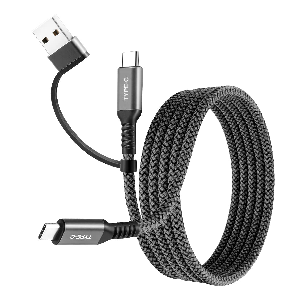Basesailor Cable USB Tipo C a C 100W 3M con adaptador,Cargador Carga Rápida PD para MacBook Mac,iPad Pro 11 12.9,Air 4 5 2022 Mini 6 2021 Generacion,Samsung Galaxy Note 10 20 21 S22 S23 Plus Ultra