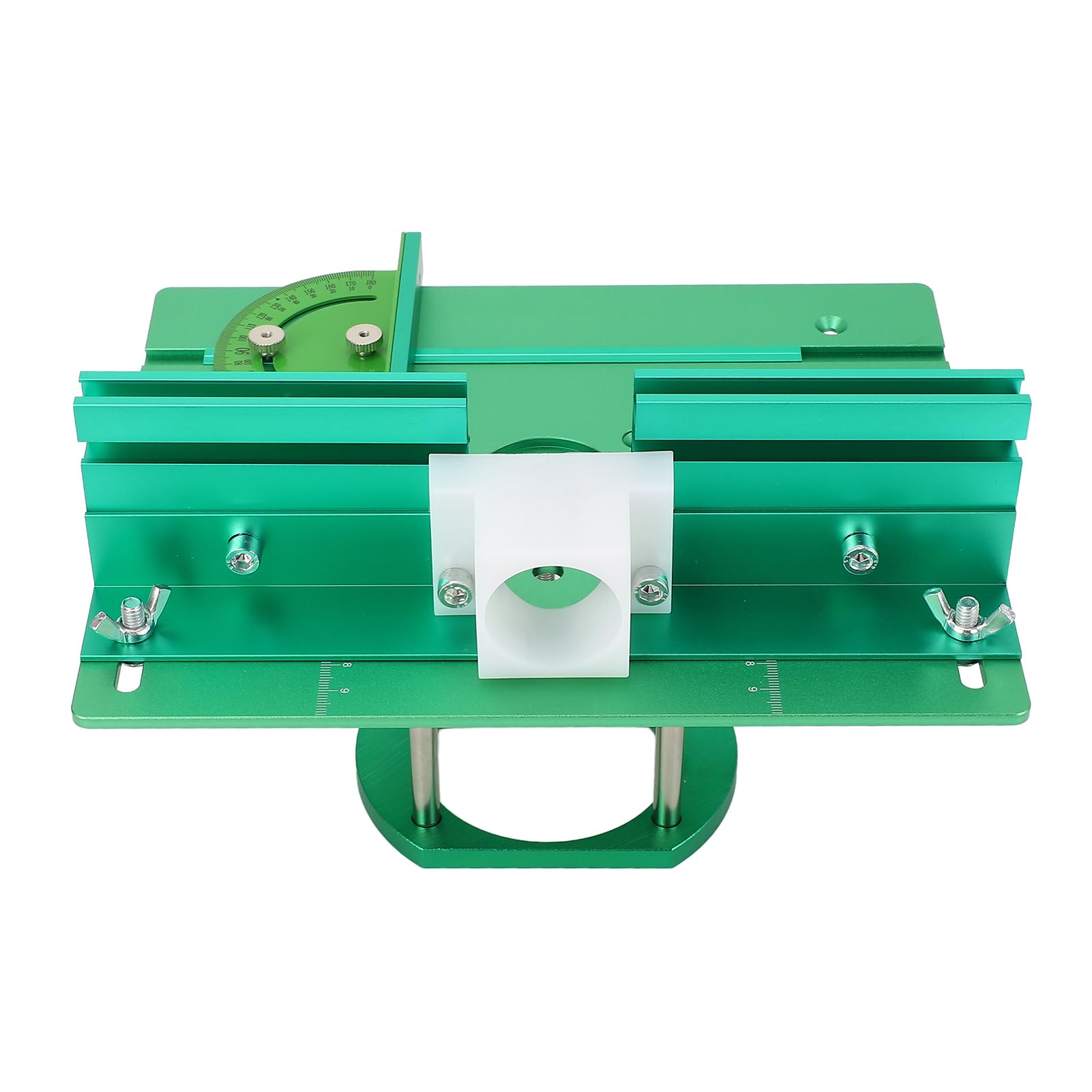 Fabater de Placa de Fresado para Carpintería de Alta Precisión, Kit de de Fresado Manual Versátil, Elevador de Mesa Verde Estable para Mayor Eficiencia, Ideal para Entusiastas del Bricolaje