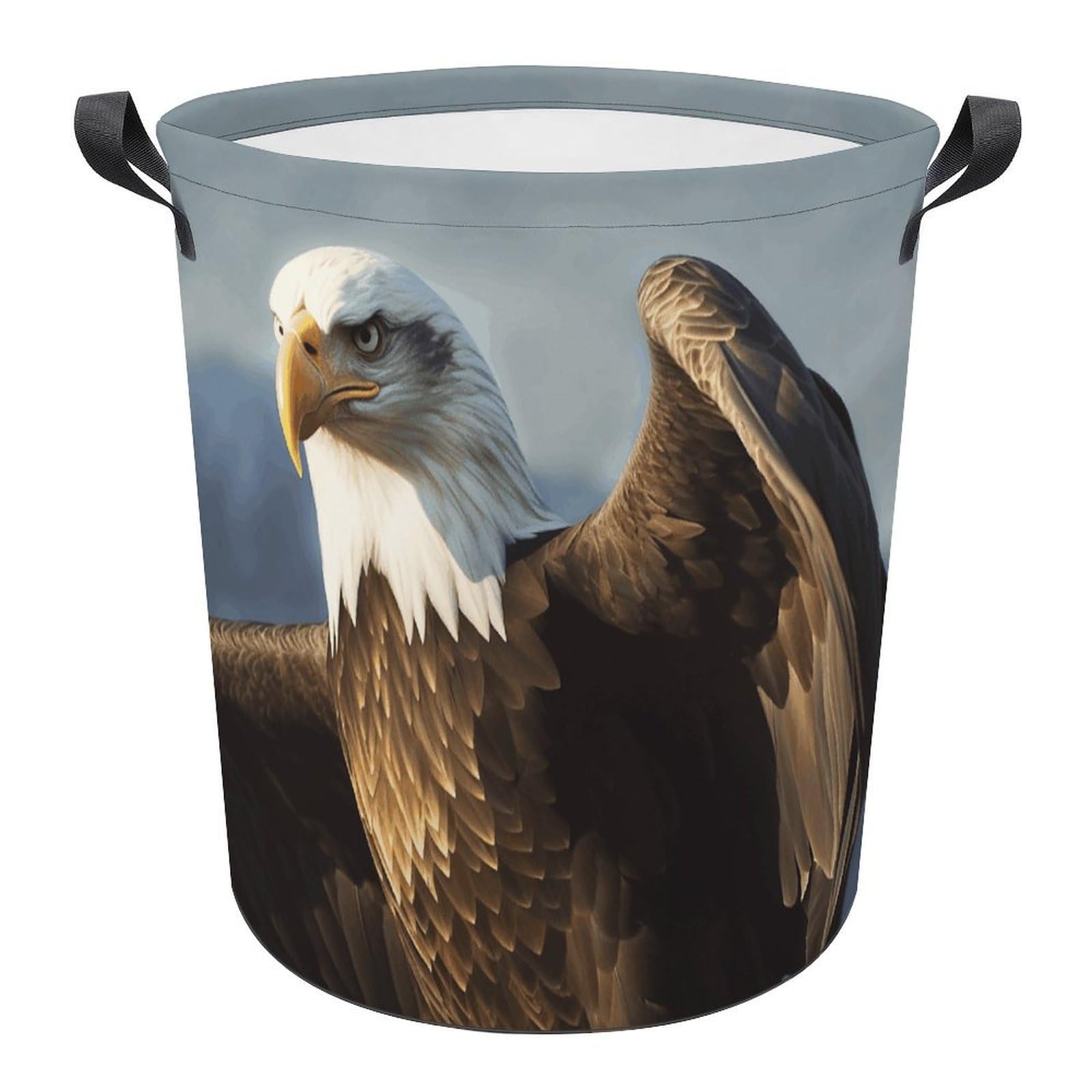 Panier de rangement pour vêtements sales et jouets d'animaux motif aigle
