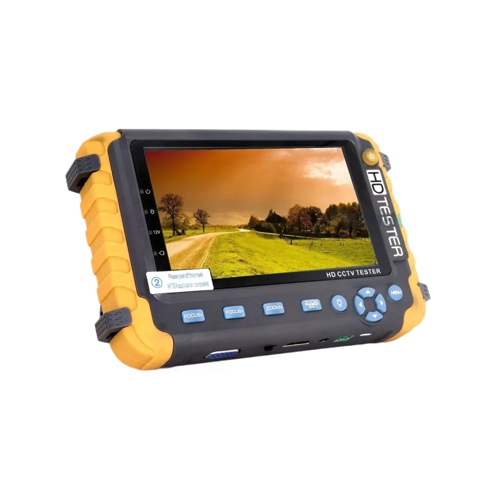 Monitor testowy CCTV, Tester CCTV IV8W Monitor do testowania kamer 8MP AHD TVI CVI CVBS RS485 sterowanie PTZ wejście VGA testowanie kabla UTP(IV8W with VGA)