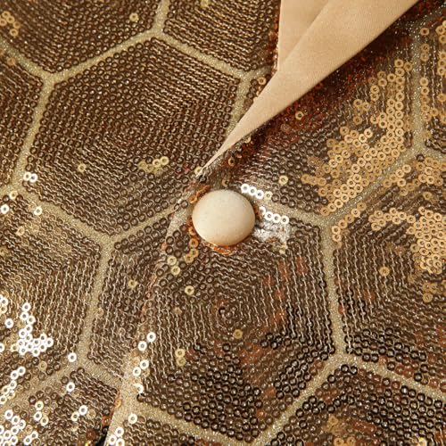 Men's Geometric Hexagonal Futuristic Honeycomb Sequined Blazer Glitter Shiny Sparkly Suit Jacket4