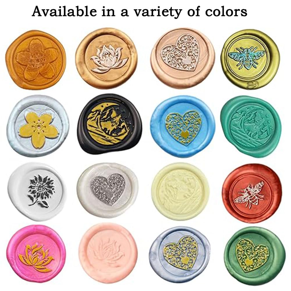 Ioggtser Octagon Sealing Wax Beads for Seal Stamp - 360 PCS for Making Seals for Wedding and Party Invitations (Brown) - Image 4