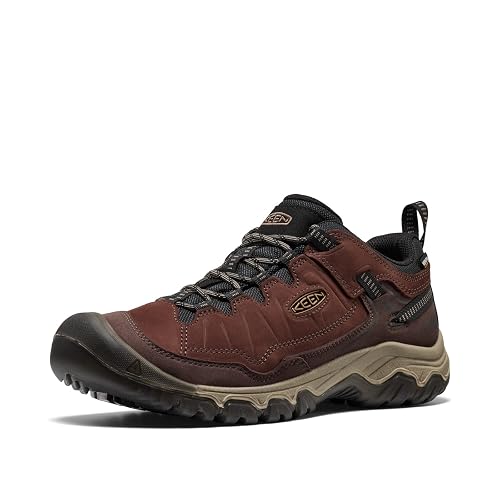 KEEN Men's Targhee 4 Low Height Durable Comfortable Waterproof Hiking Shoes