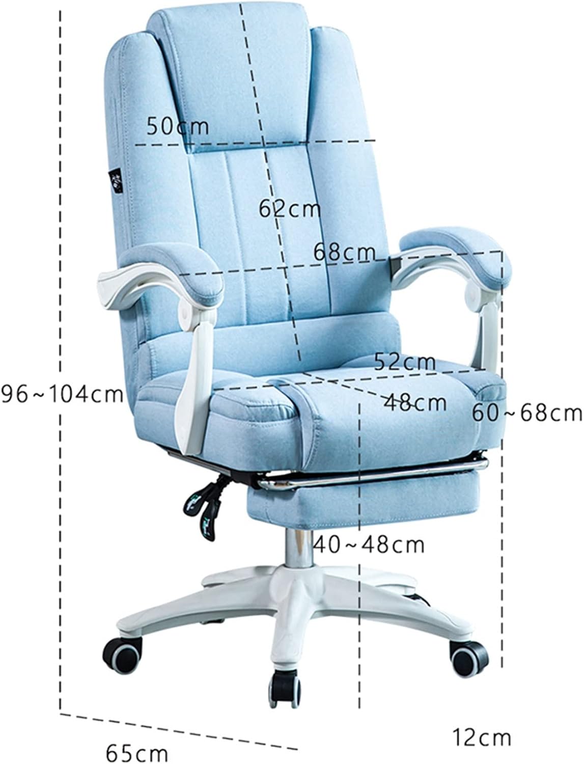 HENSHU(ヘンシュです) オフィスチェア ファブリックコンピュータチェア