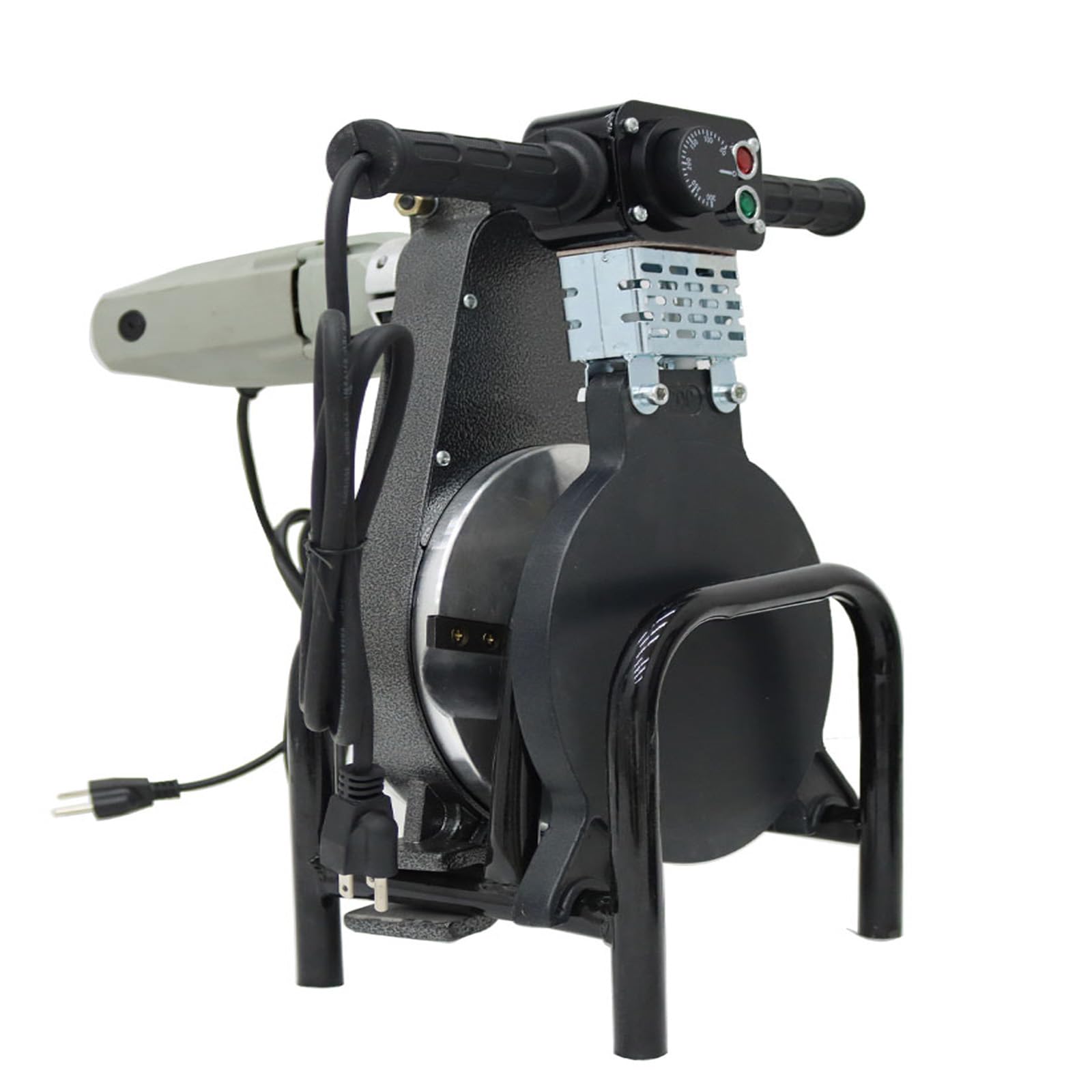 BEILOCKERY 110V Manual Pipe Butt Fusion Welding Machine 2 Clamps Pipe Fusion Welder for PE PB PPR PVDF 2.48-7.87 inches Tube Welder