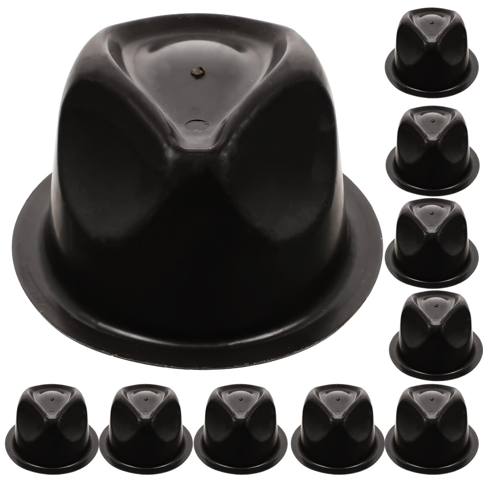Support à chapeau PVC rond porte-chapeaux amovible pour rangement de casquettes