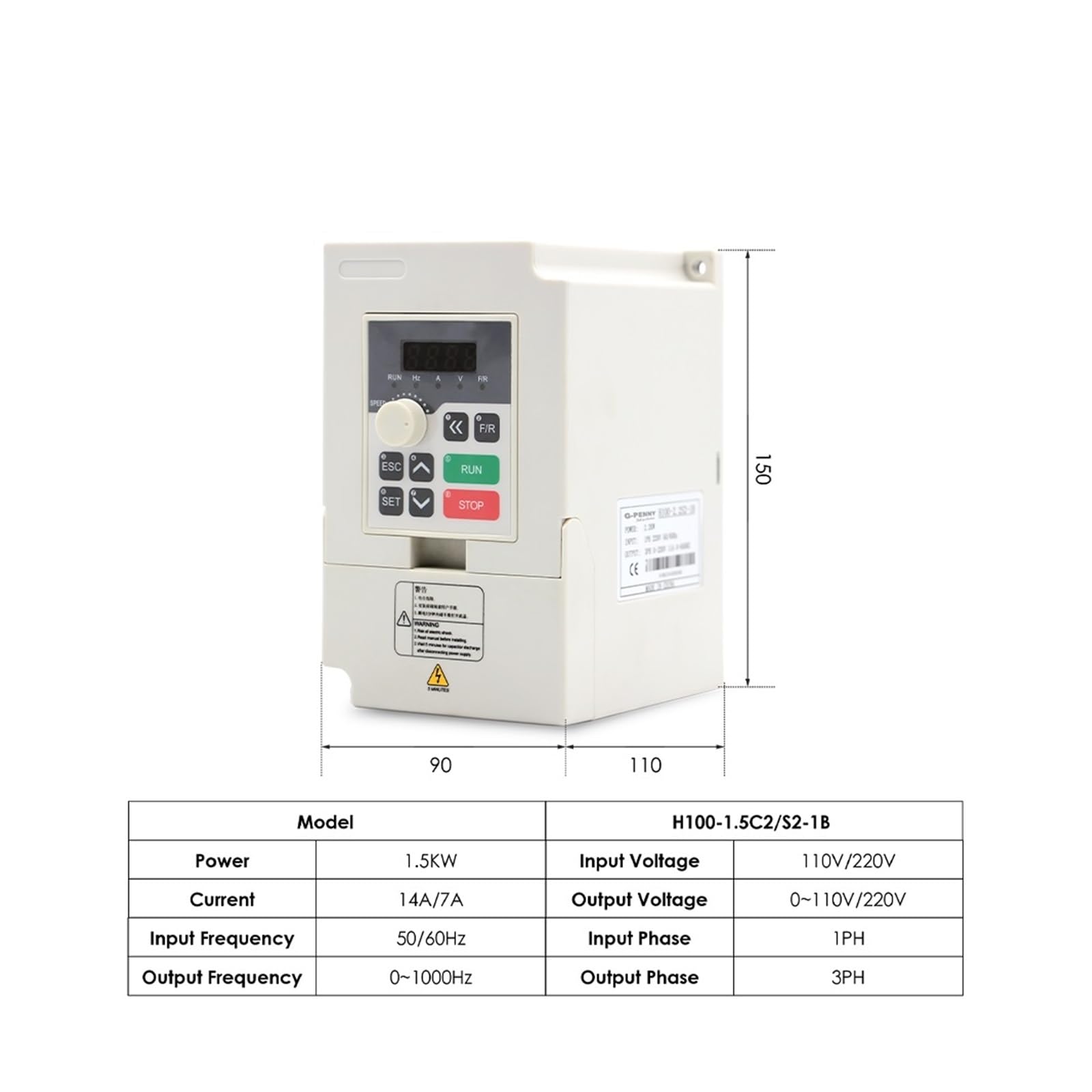 Zestawy silników wrzecionowych 1,5 kW ER16 D=65 mm/chłodzonych wodą oraz regulator prędkości silnika H100 i pompa wodna R o mocy 1,5 kW dla Automatyki Fabryki