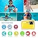 Kids Camera, Digital Waterproof Camera for Children with 3M Waterproof, 2 Inch LCD Screen, 12MP HD Resolution, 8X Digital Zoom, Flash and Mic(Yellow)