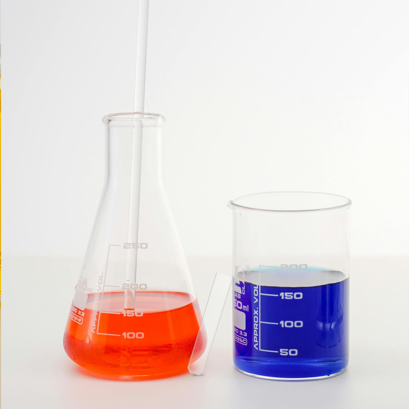 20 Stück Laborglas und Einfache Probenhandhabung mit Flachem Reagenzglas und Rundem Boden aus Stabilem Glas für Fortgeschrittene Experimente im Labor