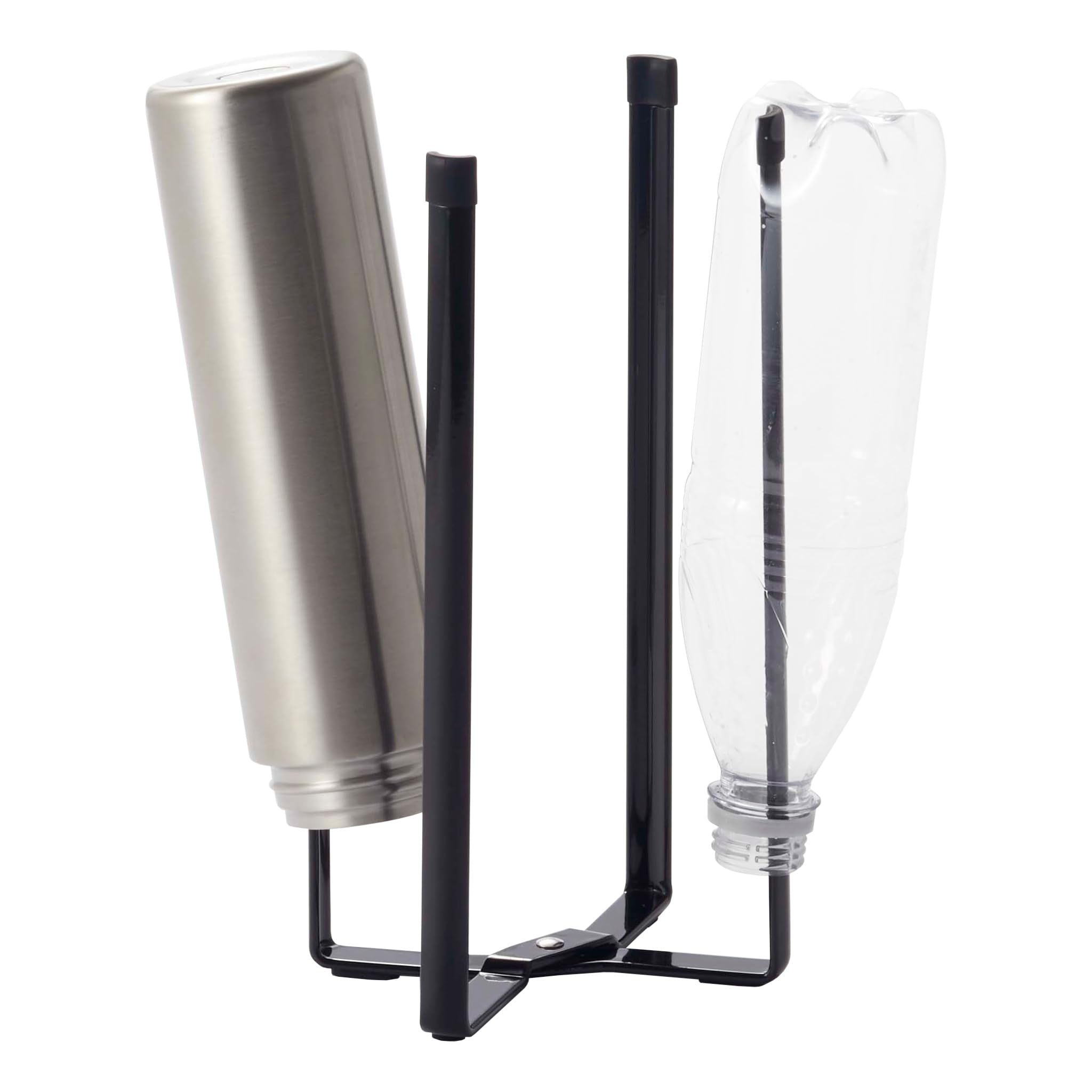 Yamazaki 6785 Tower Kitchen Multi Use Stand, Black, Steel/Silicon Resin, 12 X 10 X 27 Cm-image