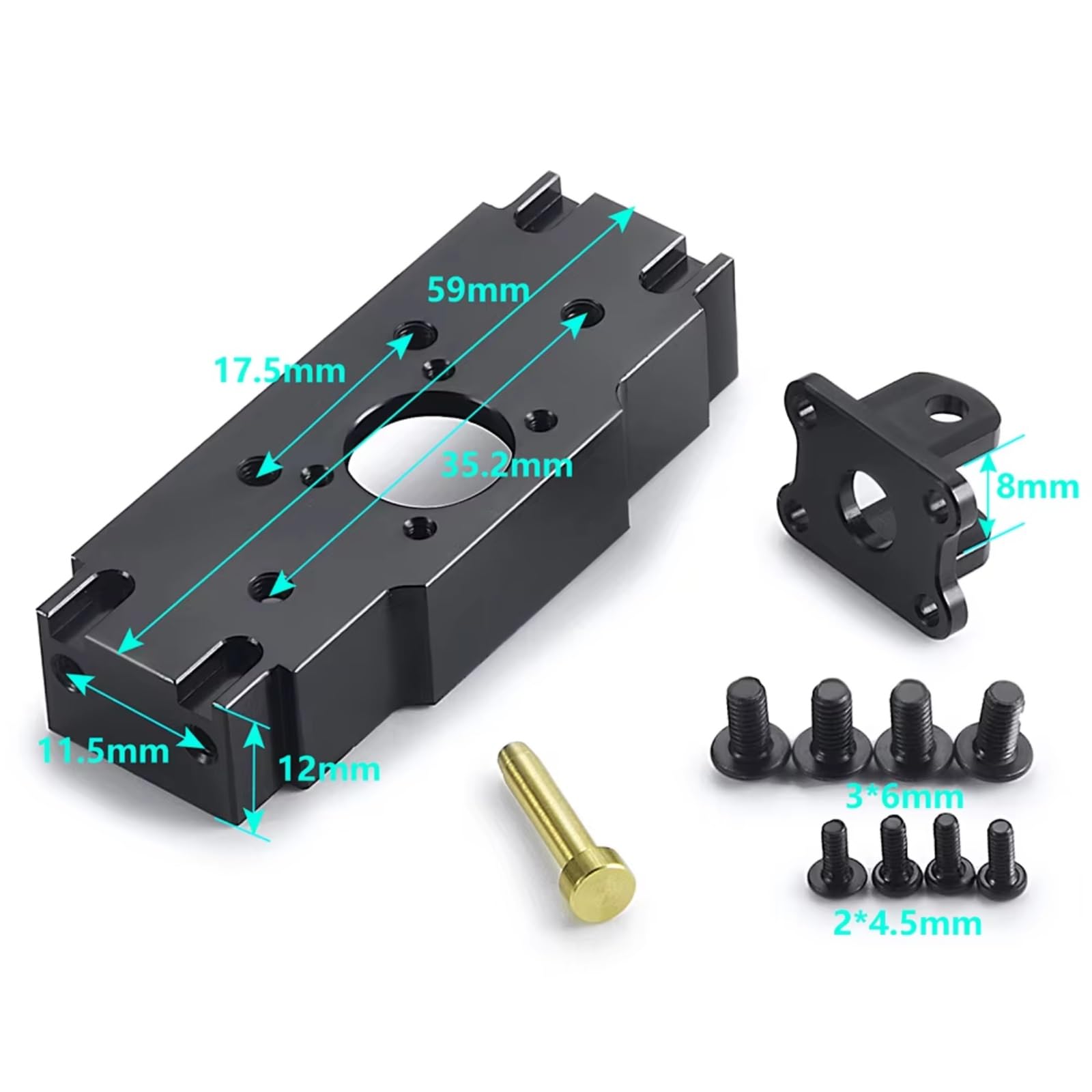 Für Tamiya 3348 1/14 Metall Rückstrahl Mit Anhänger Haken Kit RC Traktor Lkw Upgrade Teile Modell Zubehör Reparaturen Änderungen Ersetzen Crawler RC Reparaturteile