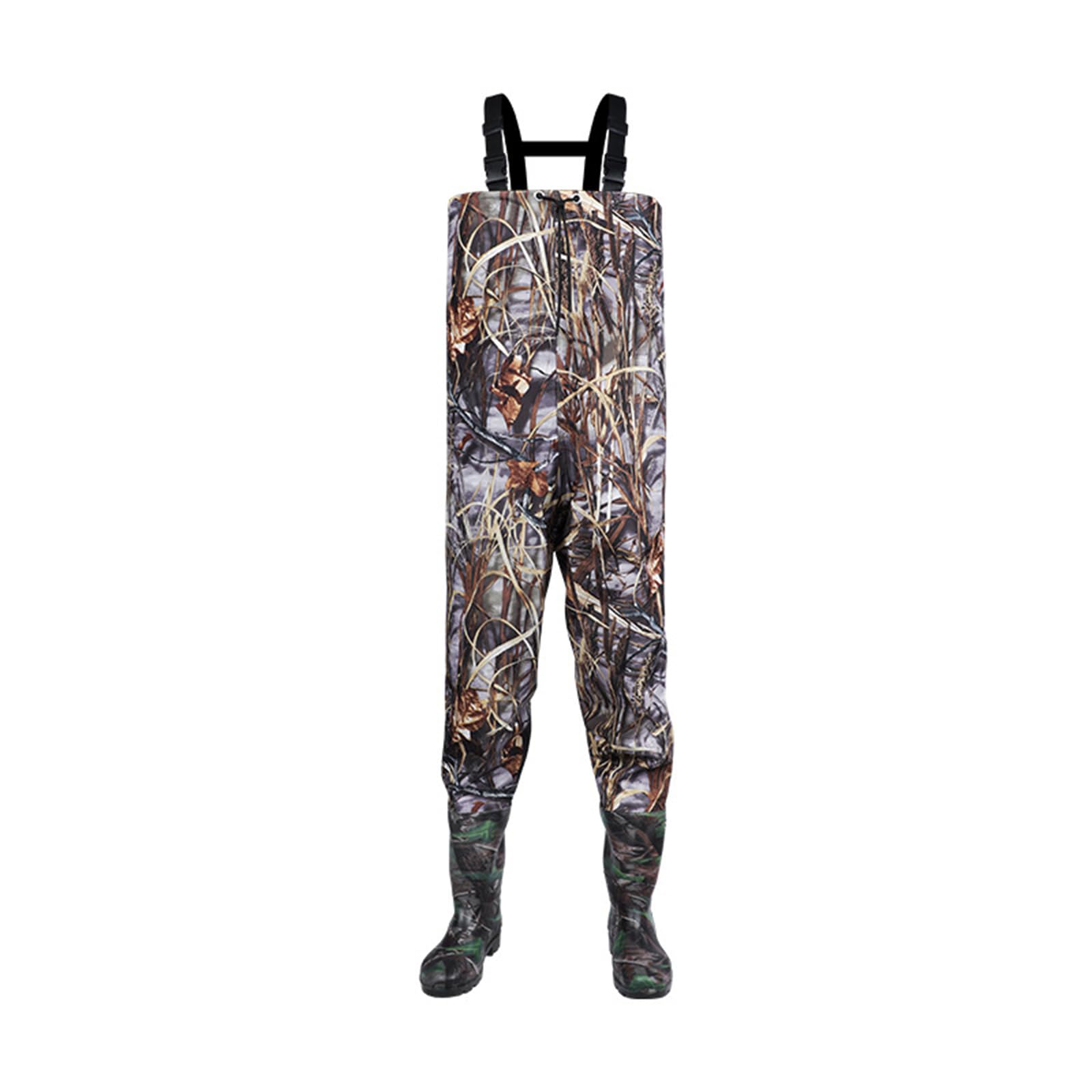 Pantalones de pesca con botas impermeables para explorar ríos y lagos con comodidad