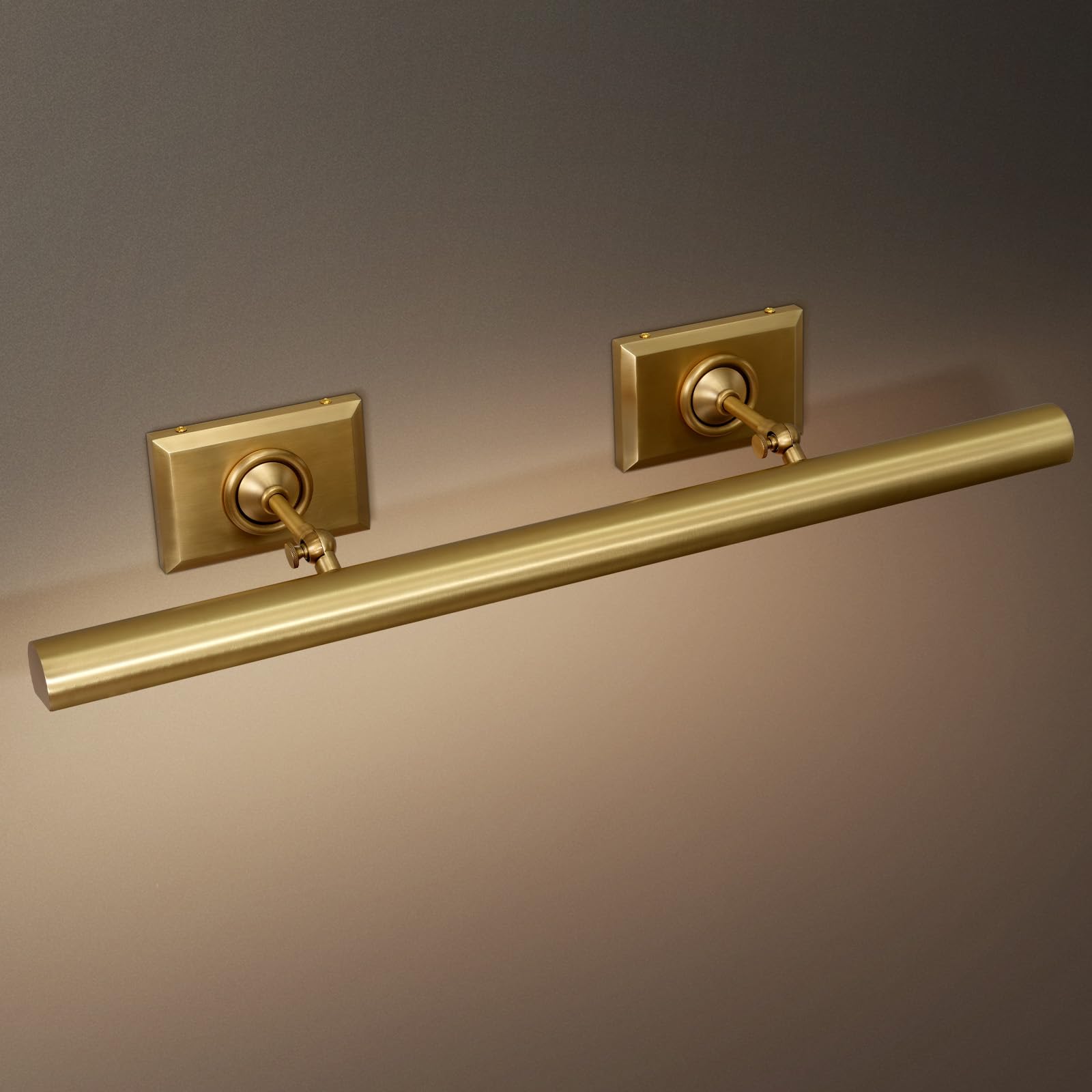 CEENWE Picture Light, 30in Hardwired Picture Lights for Wall, Dimmable Wall Sconces Poster Light, Brass 4 Lighting for Paintings Frames Art Display Gallery Dartboard Bedroom Living Room(Gold)