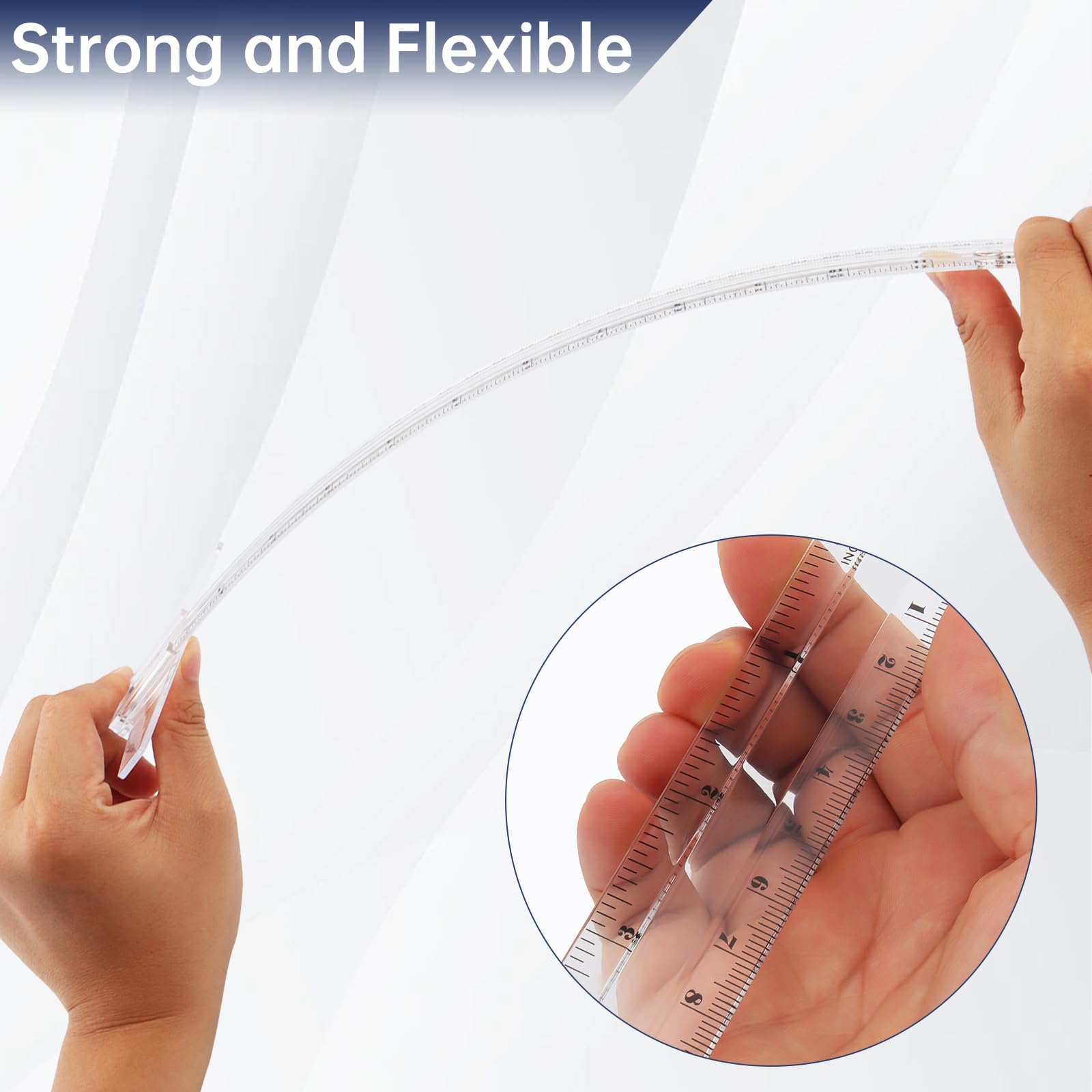 Smgda 30cm / 12inch T-Square, Double Side Scale T Shape Ruler - Image 4