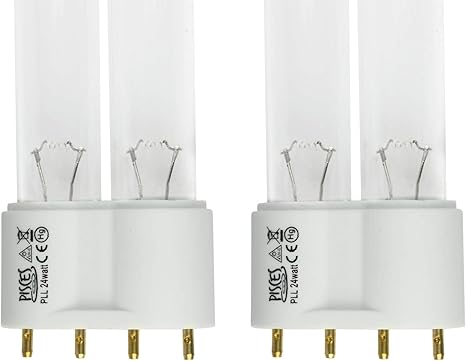 Image Pisces Twin Pack 24w (watt) PLL Replacement UV Bulb Lamp for Pond Filter UVC