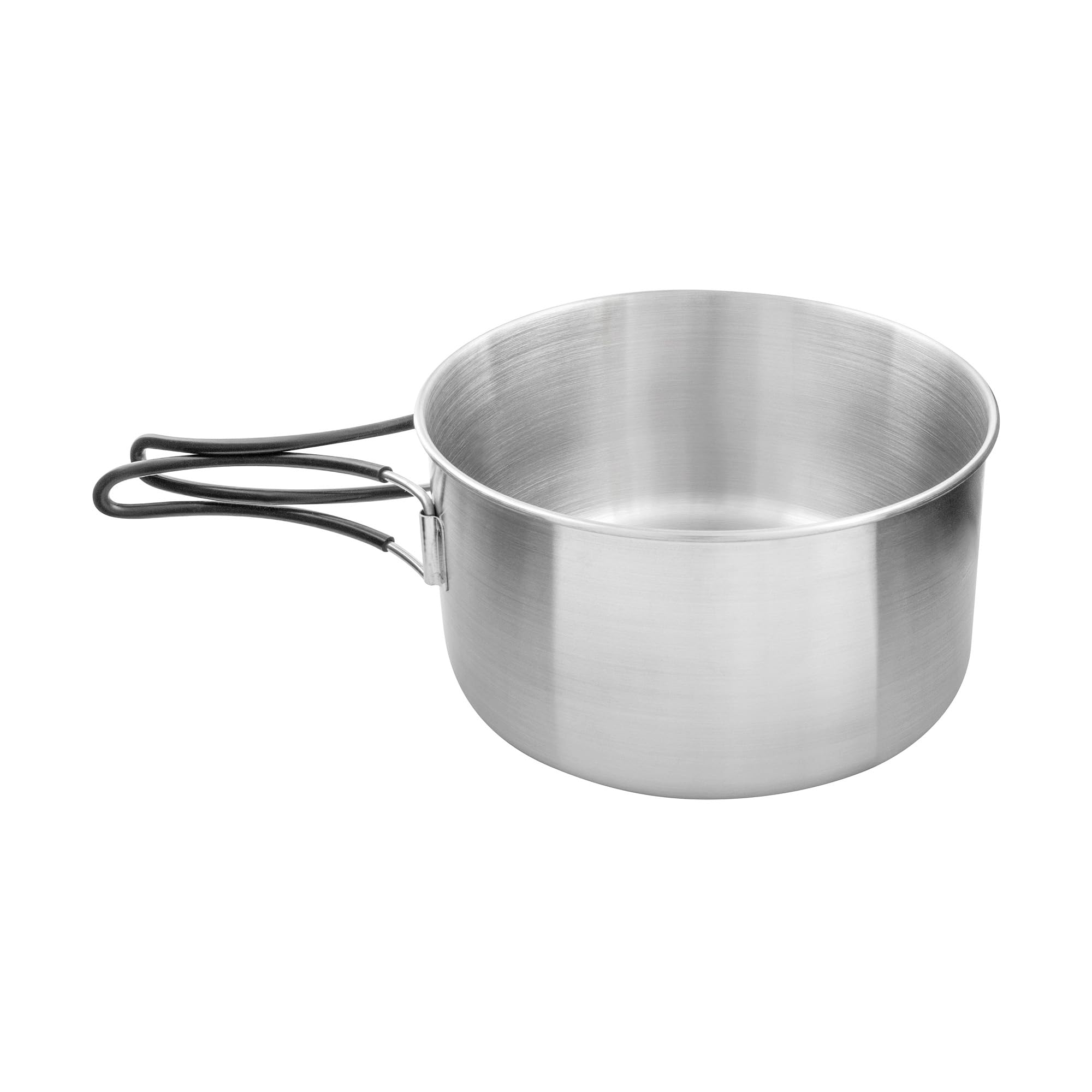 Tatonka Kettle II (1,0/1,6 l) – garnek do gotowania na świeżym powietrzu ze stali nierdzewnej ze skalą objętości i pokrywką z funkcją sitka, pojemność 1/1,6 litra