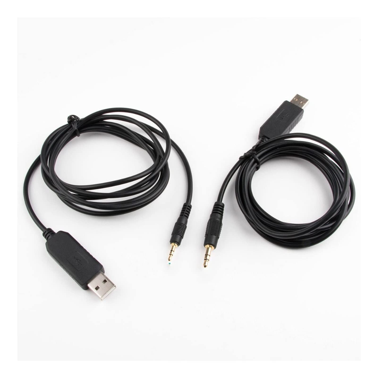 EVURU CP2102 USB to RS232 Gold Plated 3Poles 2.5mm 3.5mm Plug Audio Jack Adpater Converter Cable 6ft (Size : 6ft, Color : Gold Color 3.5mm)