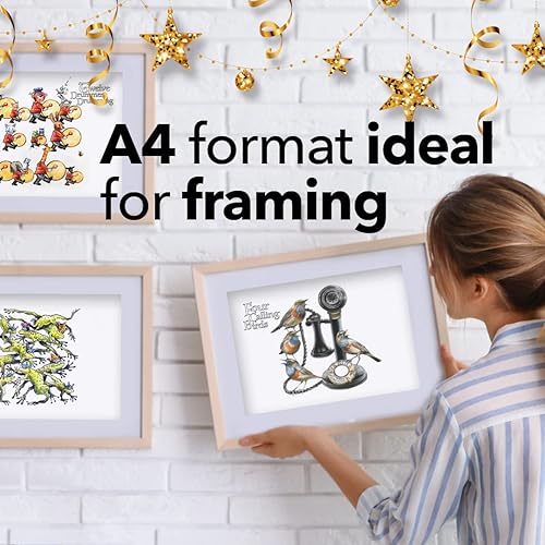 Miniatura 5 de Castle Arts - Libro de colorear de Navidad  Compendio de tarjetas, calendario y escenas seleccionadas para levantar el espíritu  con guía de