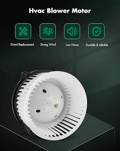 Vista 1018 de SCITOO 700188 Reemplazo del motor del ventilador HVAC con jaula de ventilador para Toyota Tacoma 2005-2015, reemplazo OE - 87103-04043, 87103-04044