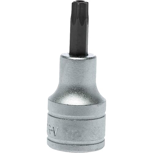 Teng Tools TPX55 1/2 Inch Drive Tamper Proof Torx TPX Chrome Vanadium Socket | Mechanic Tool | Hand Tool - M121255-C