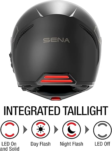Miniatura 5 de Sena Impulse DOT - Casco modular Bluetooth con sonido de Harman Kardon casco de doble visera con sistema de intercomunicación de malla integrado,