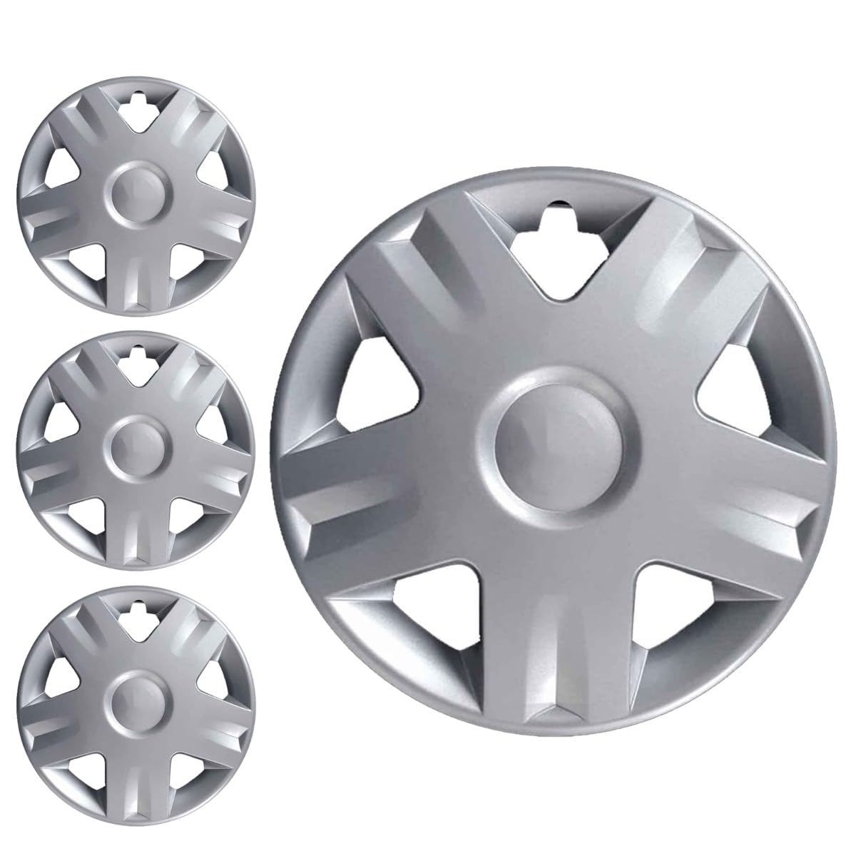 SERIE 4 BORCHIE - 4 COPRICERCHI COPPE RUOTA 14" PER RENAULT CLIO - SCENIC