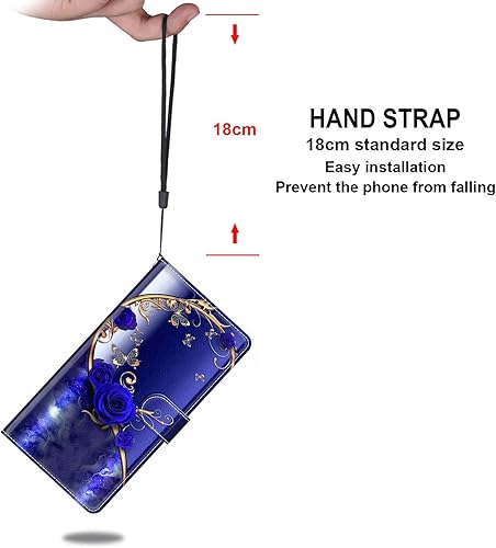 Miniatura 7 de Funda para Samsung Galaxy A14 4G  5G, piel sintética, magnética, funda con tapa para teléfono, diseño con función atril, ranuras para tarjetas, TPU