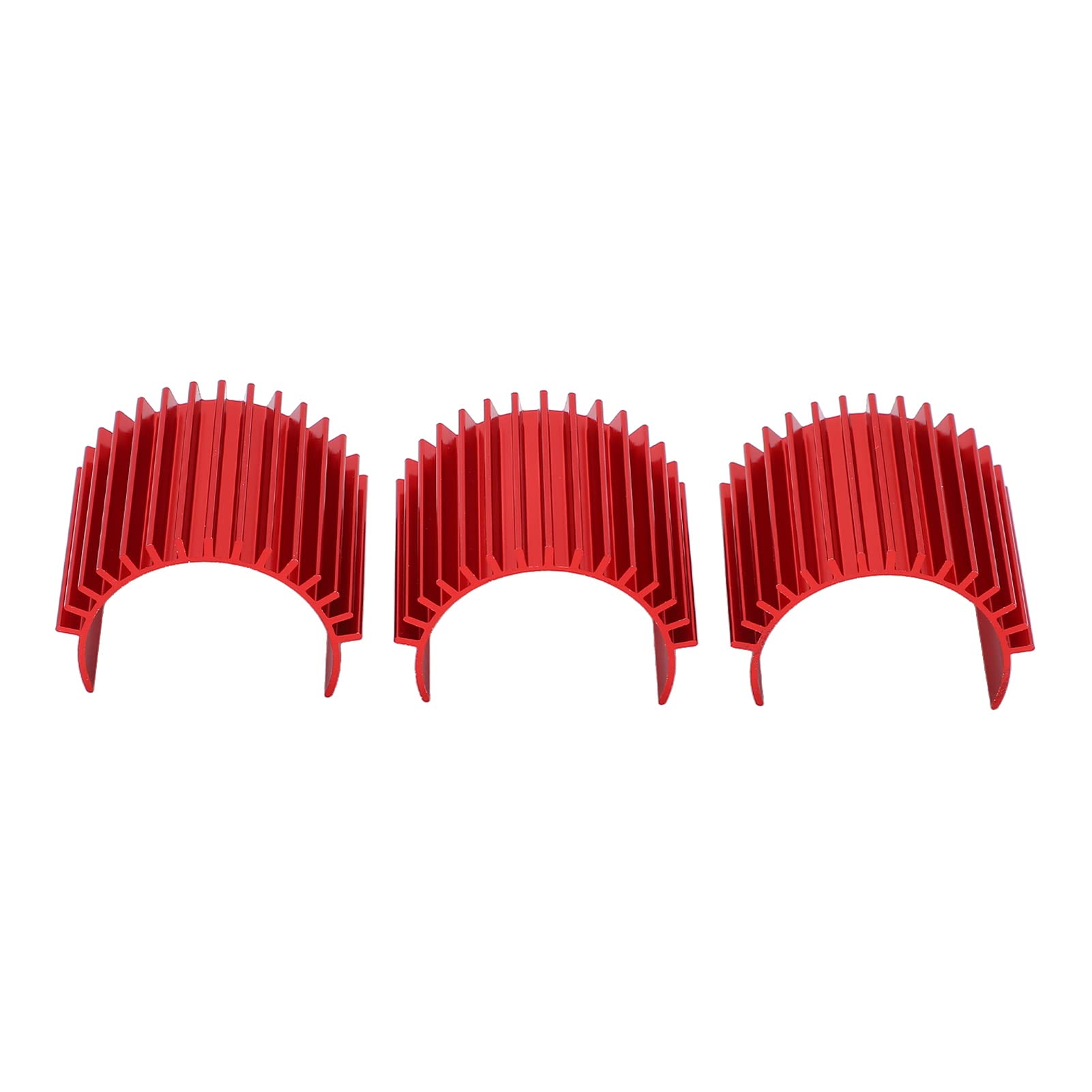370 Brushless Motor Heatsink Cooling Accessory for WPL C14 RC Car Enthusiasts (Red)