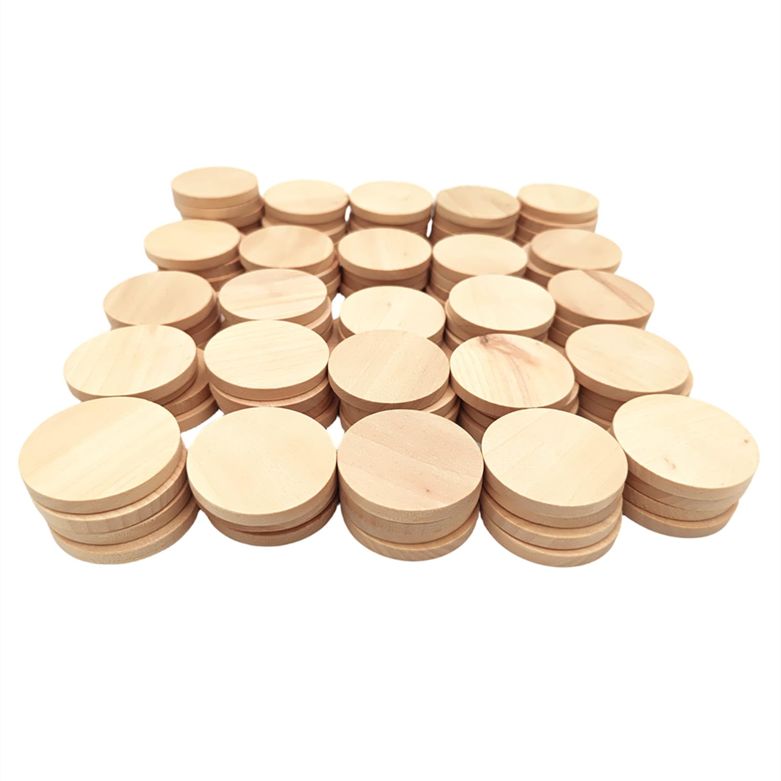 100 Ornamenti In Legno A Forma Di Note Musicali 2cm - Clip Per Appunti, Fai-da-Te, Decorazioni Artigianali Non Finite