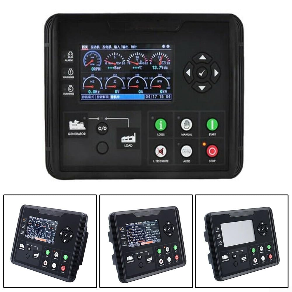 Regolatore del gruppo elettrogeno DC60D, uscite programmabili del relè, regolatore del generatore per diesel/benzina/gas Genset