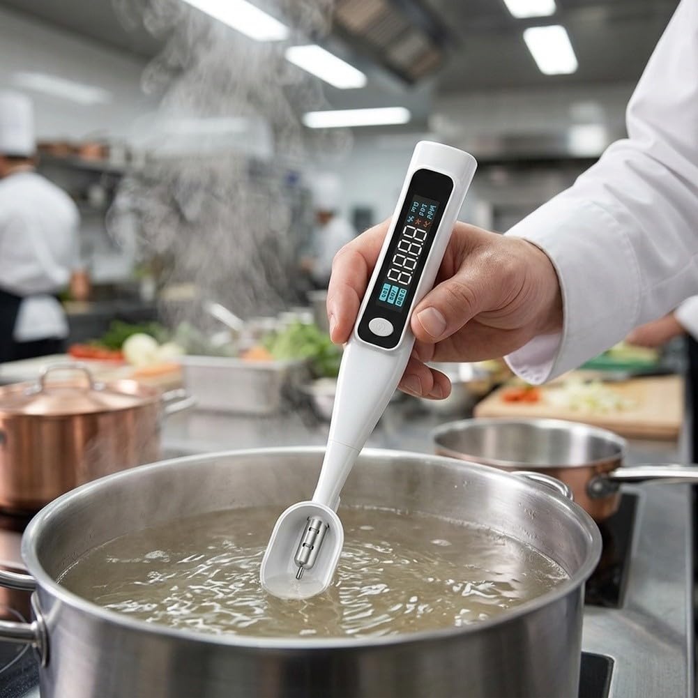 Digitales Salinitätsmessgerät für Suppen und Brühen