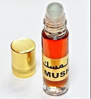 2 x Musk Almizcle Rojo Pakistaní, Perfume en Aceite Roll-On 6 ml, Aroma Cálido sin Alcohol, Aplicador de Bola, Formato Compacto para Viaje