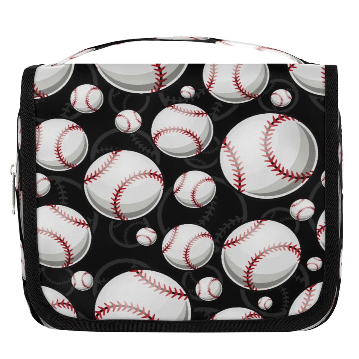 Sport Baseball Hanging Toiletry Bag Waterproof Makeup Cosmetic Bag Travel Bag Organizer for Accessories Shampoo Full Sized Container Travel-Essentials Toiletry Bag