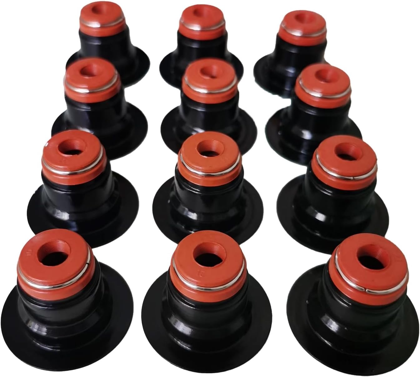 12-pcs Valve Oil Seal C3957912 3957912 Compatible with Engine 6CT