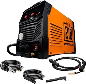 Máquina Inversora de Solda Multiprocesso Pró Euro 218A 220V Flex MIG MMA TIG Lift